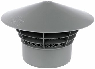 Зонт вентиляционный ВК ПП 110, NEW, серый, RTP