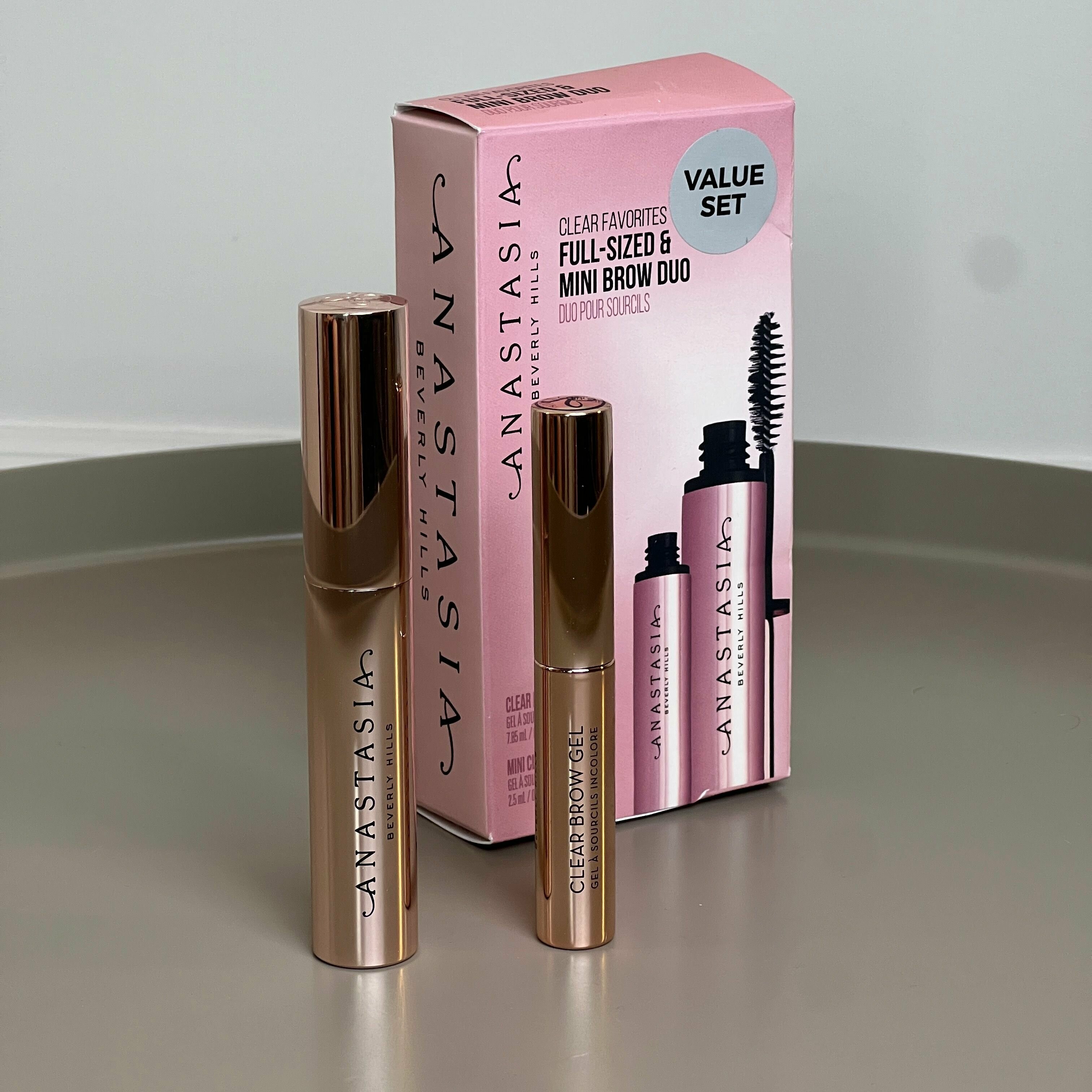 Anastasia Beverly Hills Набор гелей для укладки бровей Clear Favorites Kit Full-Sized and Mini Brow Duo