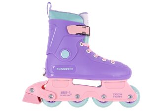 Роликовые коньки TechTeam Overdrive pink/purple L(39-42)