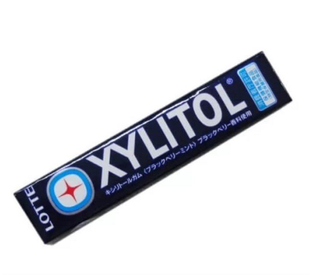 Xylitol Gum Black mint жев. резинка 21 гр