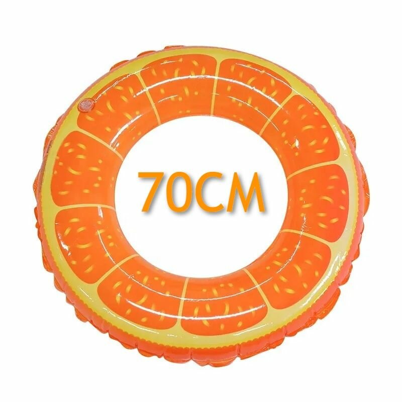 Круг надувной Swim Ring ORANGE, 70 см