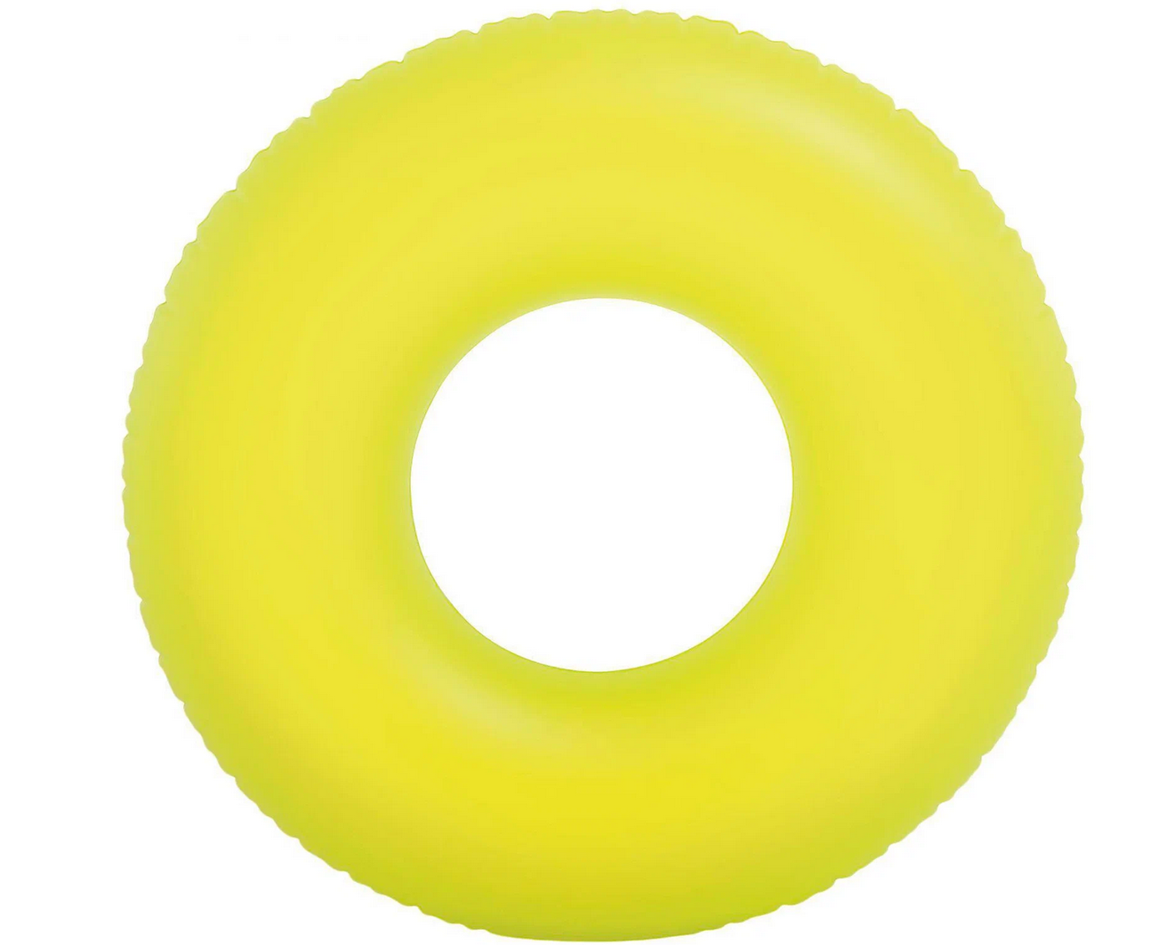 фото Надувной круг Intex Неон, желтый, 91 см