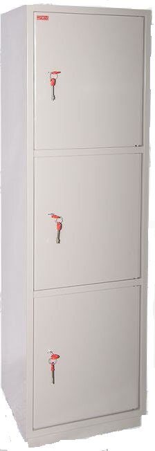 фото Шкаф для документов Контур КБС 033, 3 секции, серый