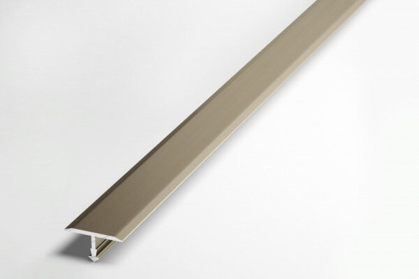 Порожек для напольного покрытия Т-образный 20 мм длина 27 м профиль алюминиевый ЛС 10 декор дуб арктик 105