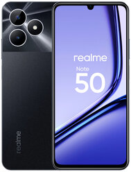 Смартфон Realme Note 50 4Гб 128Гб Полуночный Черный 6.7", IPS, 1600*720, 8*1.8ГГц, 13+0.08Мп, 5Мп, 4G, 5000мАч, And 13