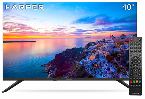 Телевизор 40" HARPER 40F720T черный