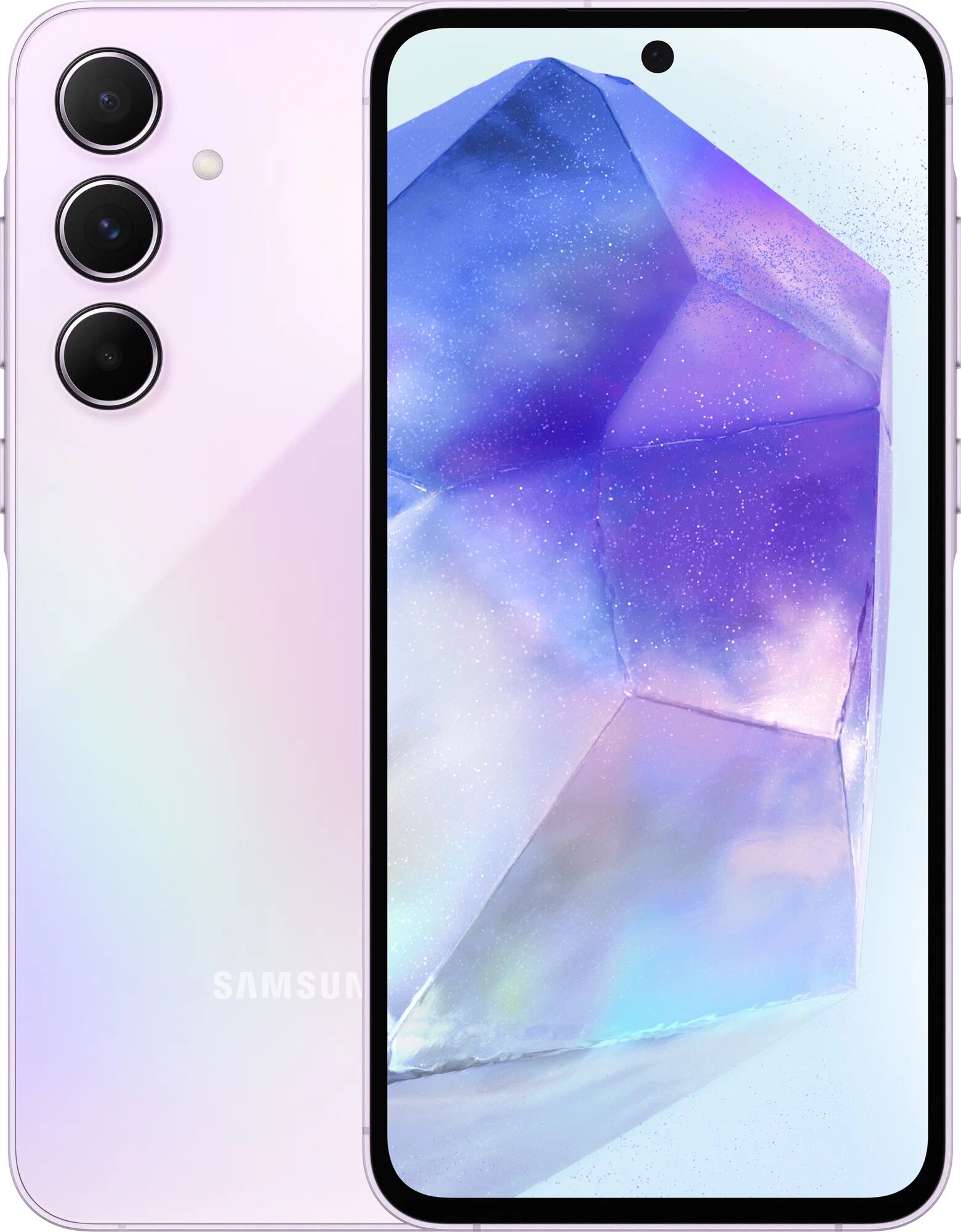 Смартфон Samsung Galaxy A55 5G 8/256 ГБ, Dual: nano SIM + eSIM, lilac