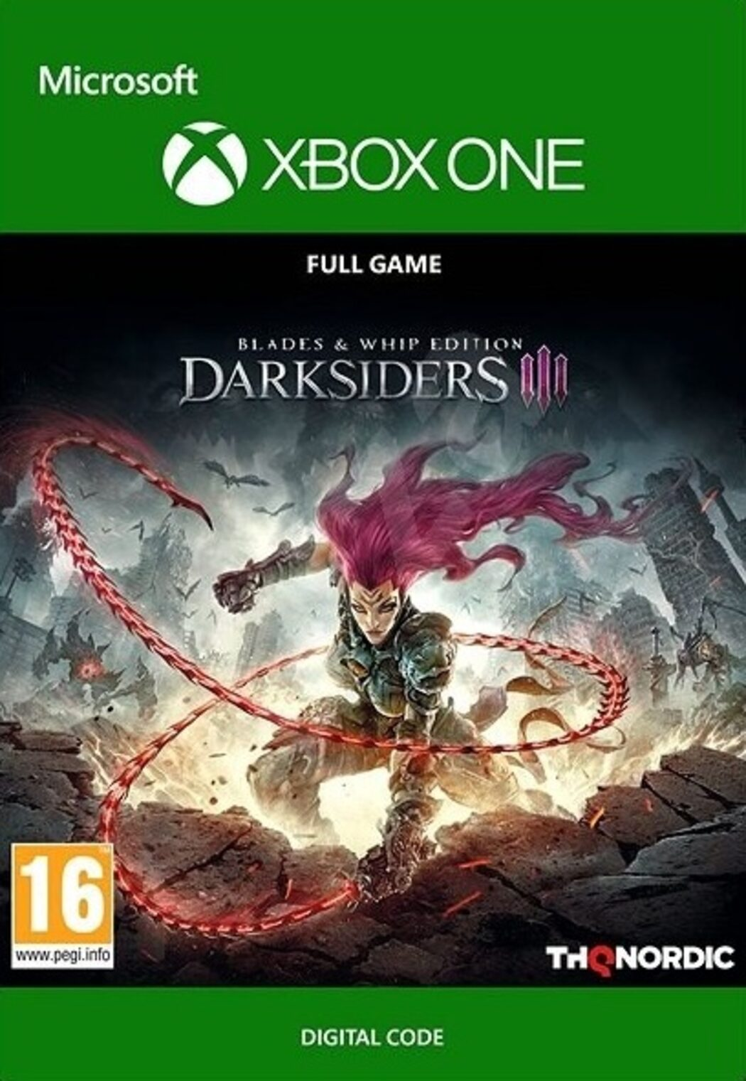 Игра Darksiders III - Blades & Whip Edition, цифровой ключ для Xbox One/Series X|S, Русская озвучка, Аргентина