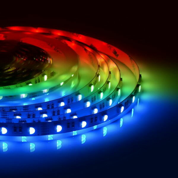 Cветодиодная лента 5 м IP20 SMD5050 60 LED/м 14.4 Вт/м 24 В RGB