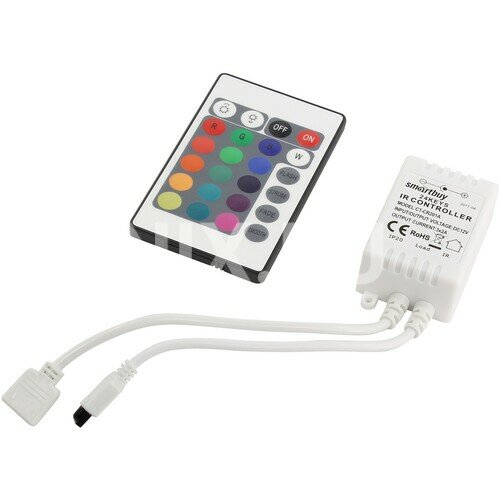LED RGB контроллер инфракрасный 24 кнопки 2А IP20 (SBL-RGB-28)