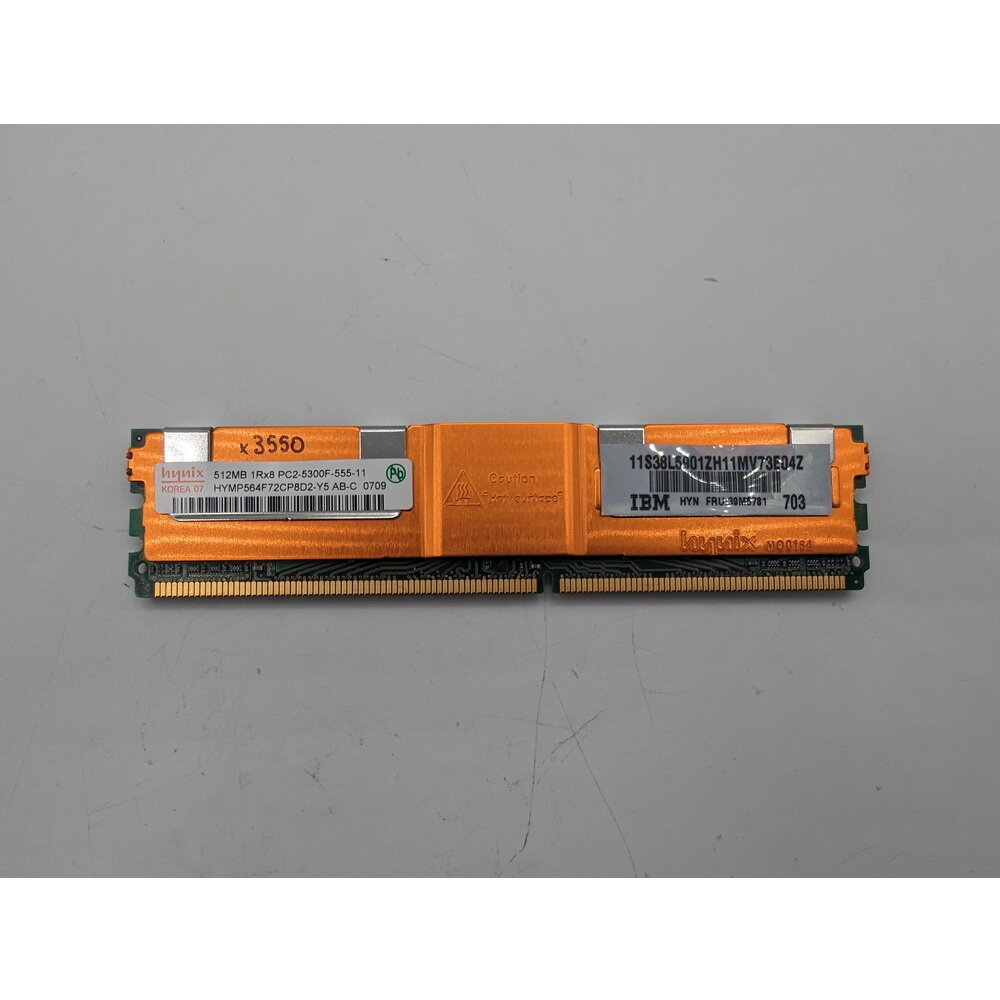 Модуль памяти HYMP564F72CP8D2-Y5, 39M5781, 38l5901, SK Hynix, IBM, DDR2, 512MB, 5300