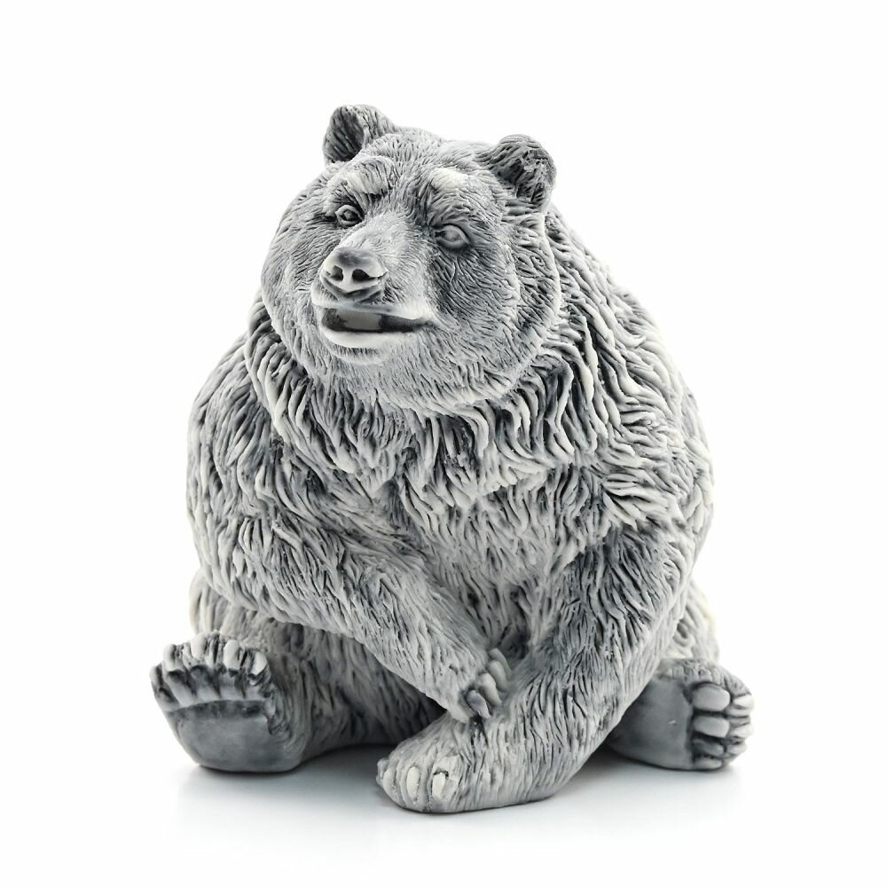 фото Фигурка из мраморной крошки Бурый медведь