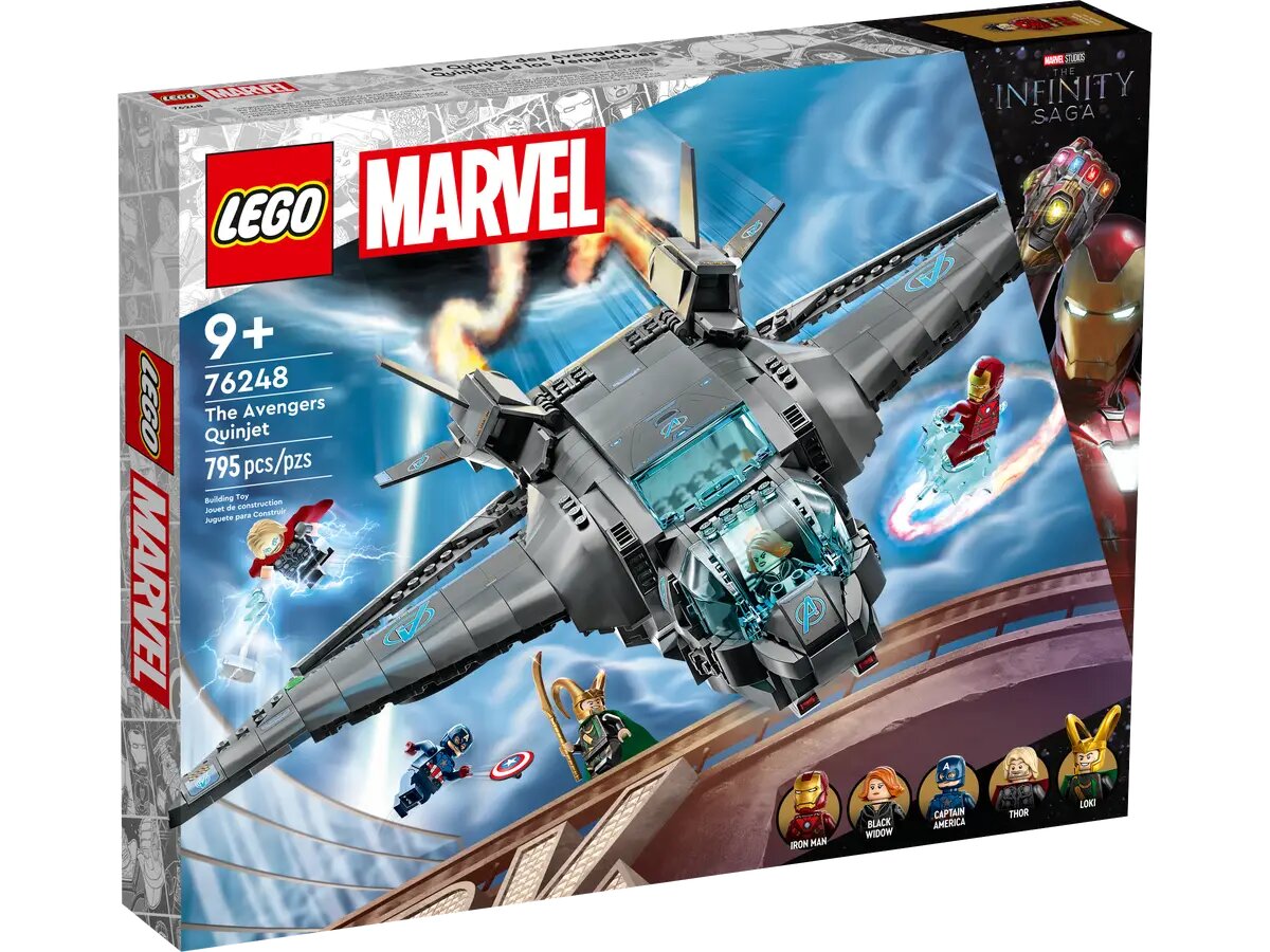 Конструктор lego Super Heroes Квинджет Мстителей 76248