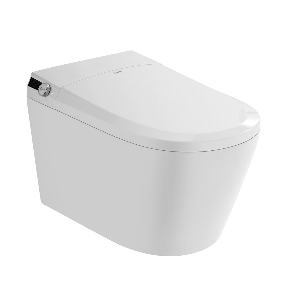 фото Унитаз-биде подвесной Abber Bequem AC1119S электронный, импульсный смыв, с крышкой микролифт белый