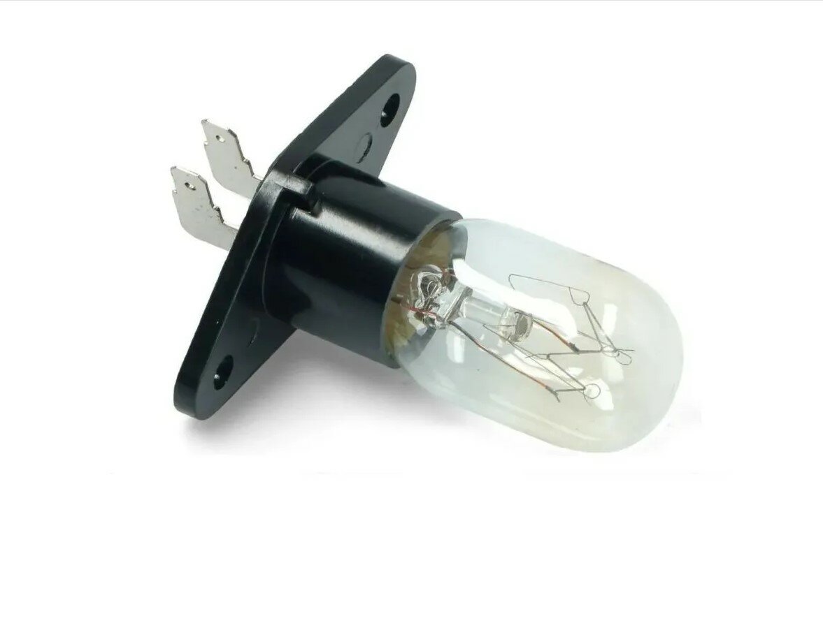 Лампа для СВЧ 20W 230V лампочка подсветки микроволновки Z187,4713-001524 контакты "Г"-образные