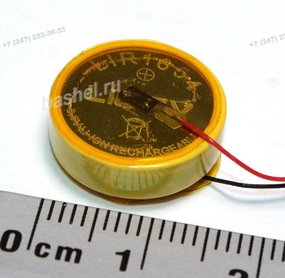 LIDEV LIR1654-W Li-ion 16.0x5.4mm 3,6V 110mAh (с проводами), Аккумулятор электротовар