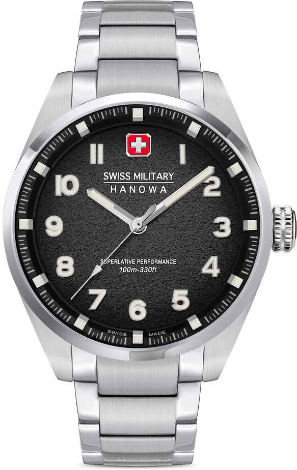 Часы швейцарские наручные мужские кварцевые на браслете Часы Swiss Military SMWGG0001503