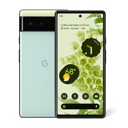 Смартфон Google Pixel 6 8/128 ГБ USA, nano SIM+eSIM, sorta seafoam