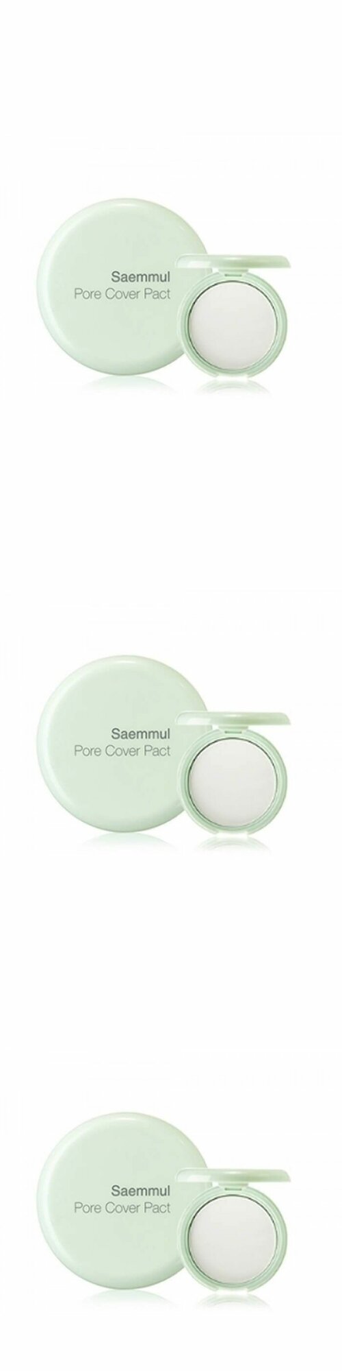 The Saem Пудра компактная Saemmul Perfect Pore Pact, 12 гр, 3 шт.