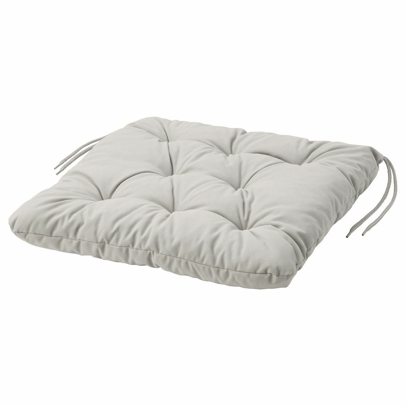 фото Подушка для садового стула куддарна икеа (KUDDARNA IKEA), 44x44x7 см, серая