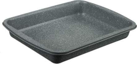 фото Противень SATOSHI Буко Противень глубокий, 40х29х6см, угл.сталь, антипригарное покрытие Мрамор 849-194 849-194