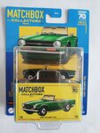 Машинка коллекционная Matchbox Collectors 70 years 1969 TRIUMPH TR6 HLJ63 - изображение