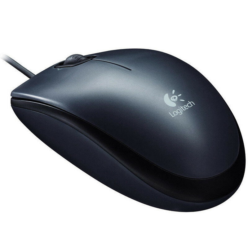 Мышь компьютерная Logitech M90 черная 910-001794 321711