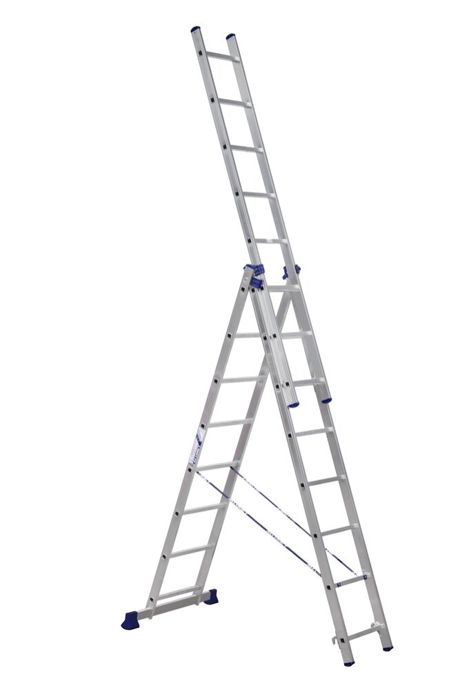 Лестница трехсекционная Alumet Ал 5308 - фотография № 1