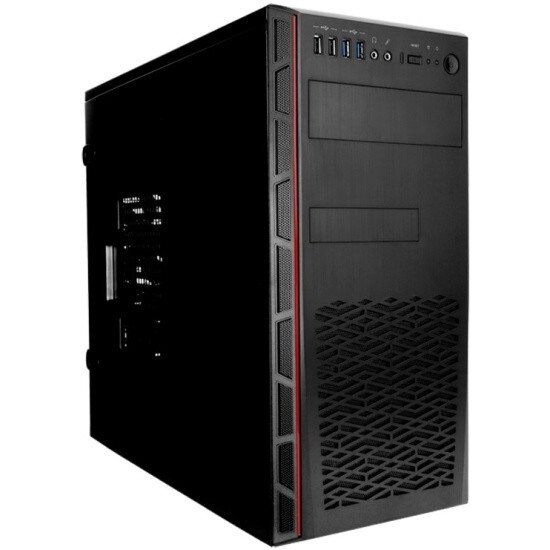 Midi Tower InWin EAR065BL w/o PSU U3.0*2+U2.0*2+Type3.1C+A(HD) +VGA support bar Midi Tower ATX [6150992]