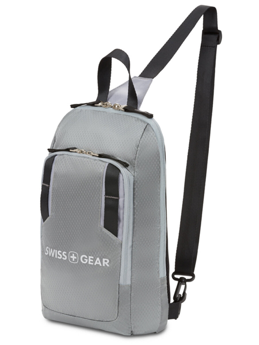 Рюкзак Swissgear 3992424550 с одним плечевым ремнем, серый 4 л