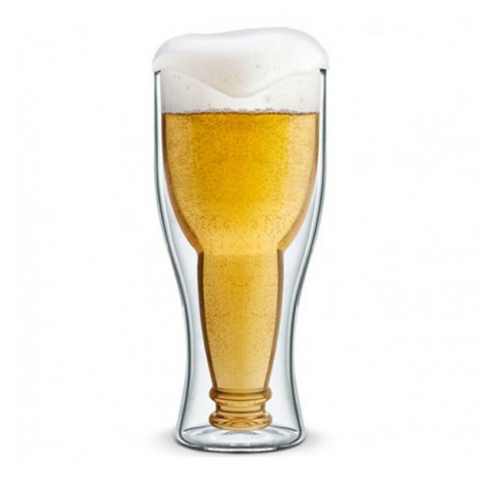 фото Стакан Agness с двойными стенками double-wall 450 мл d = 9 см h = 21 см (250-104)