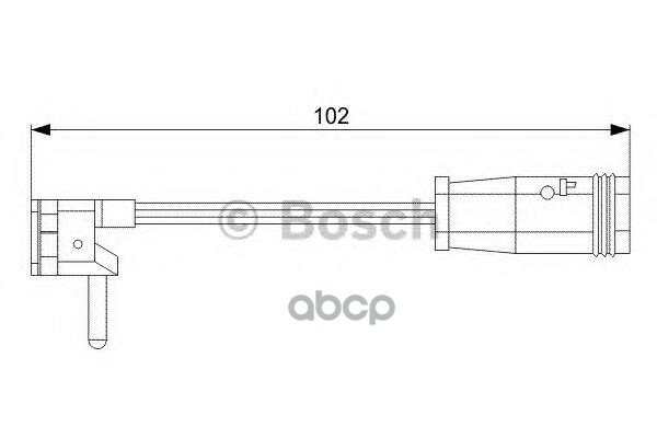 Сигнализатор, Износ Тормозных Колодок Bosch арт. 1987473019