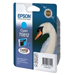 Epson Картридж Epson T0812 Cyan голубой C13T11124A10