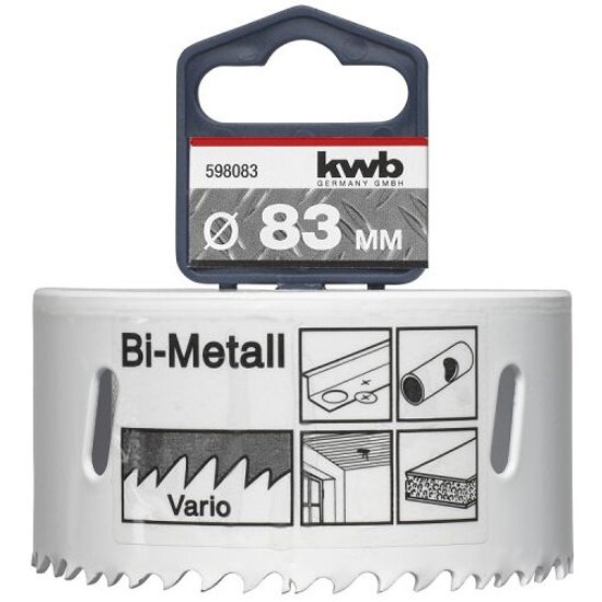 Коронка по металлу Kwb KWВ 598-083 HSS BI-METALL 83 мм