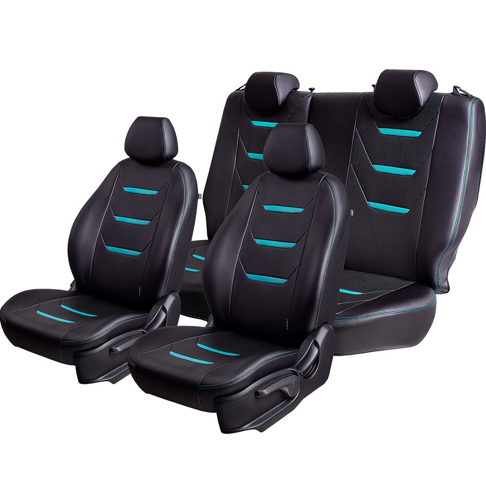 Чехлы для автомобильных сидений Lord AutoFashion & Hyundai Solaris-2, 02.2017, Седан, РЗС & ТУРИН-2 "Орегон"
