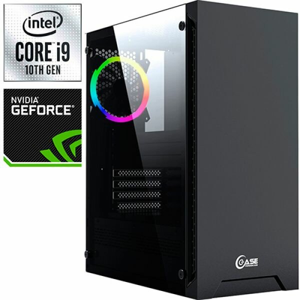 Компьютер PRO-1099779 Intel Core i9-10900KF 3700МГц, Intel Z590, 16Гб DDR4 3200МГц, NVIDIA GeForce GTX 1050 Ti 4Гб, SSD 2Тб, HDD 1Тб, 500Вт, Midi-Tower