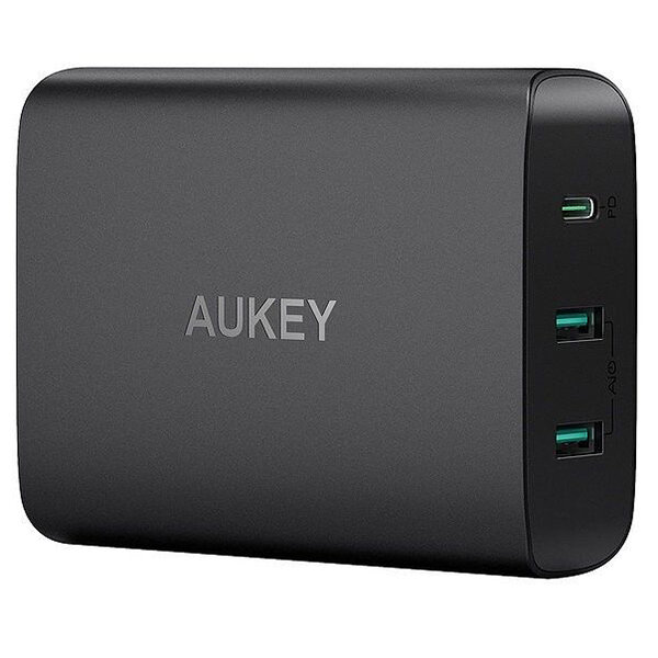 Сетевое зарядное устройство Aukey 2 USB / USB-C PD чёрное (PA-Y12)
