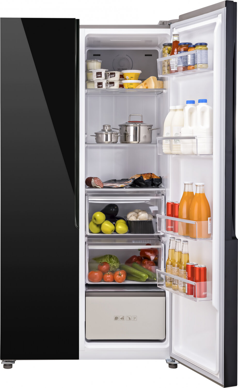 Холодильник Weissgauff Premium WSBS 736 NFBG Inverter Professional - фото №4