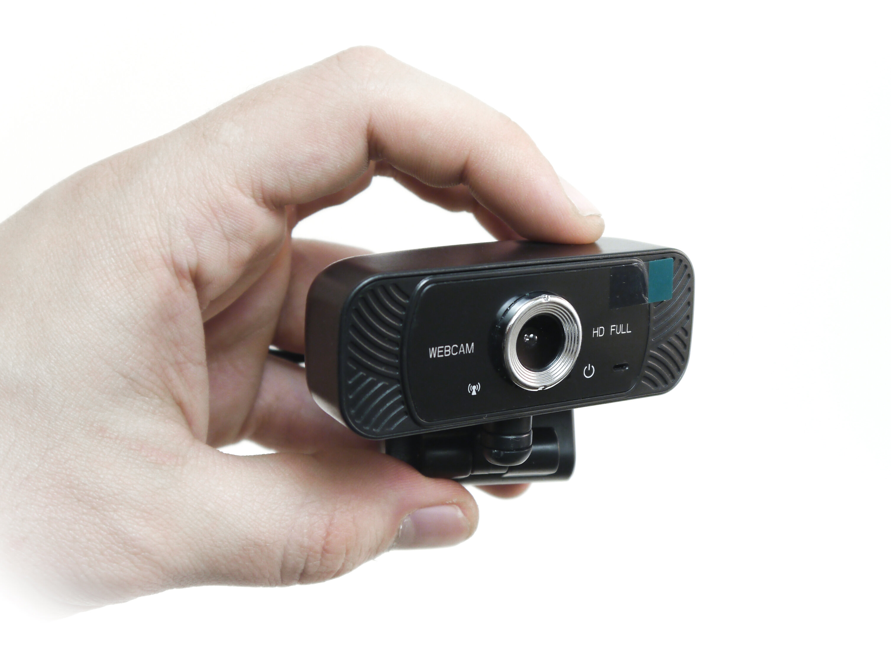 Веб камера 2K Full HD со звуком HDcom Webcam W19-2K - камера для видеоблога. Шторка для защиты от скрытой съемки.
