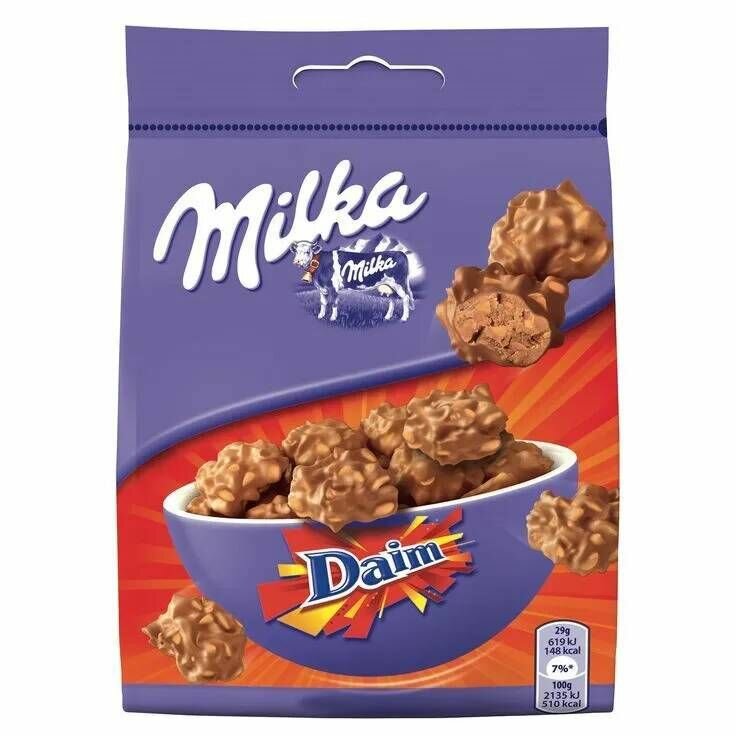 Печенье Milka Daim Snax 145 гр (Германия) - фотография № 1