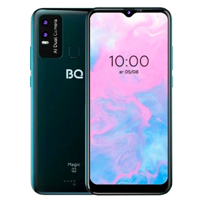 Смартфоны BQ Смартфон BQ 6630L Magic L NFC, 6.53", IPS, 2 sim, 3Гб, 32Гб, 12 Мп, microSD, 4920мАч, синий