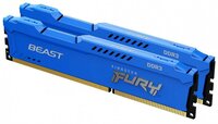 Оперативная память 8Gb Kingston Fury Beast Blue KF316C10BK2/8 DDR-III 1600MHz CL10 DIMM (2x4Gb KIT)