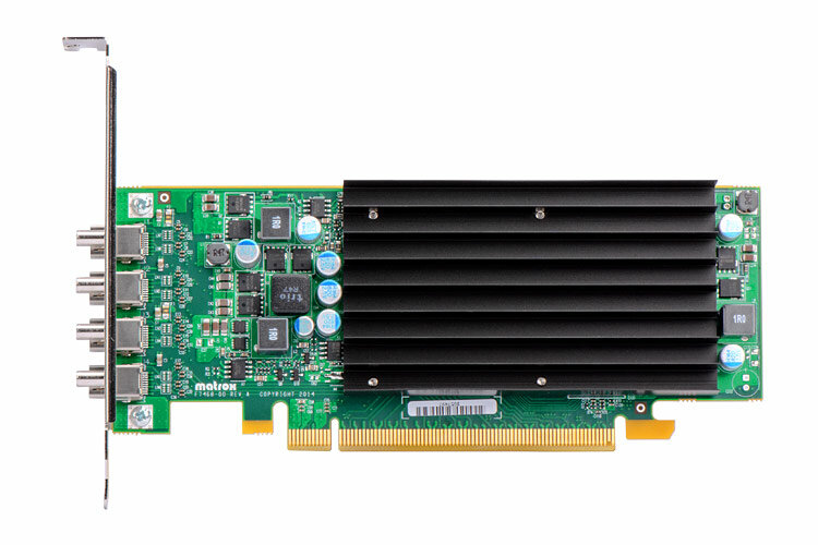 Профессиональная видеокарта Matrox C420 LP PCIE X16 2GB ROHS (C420-E4GBLAF)