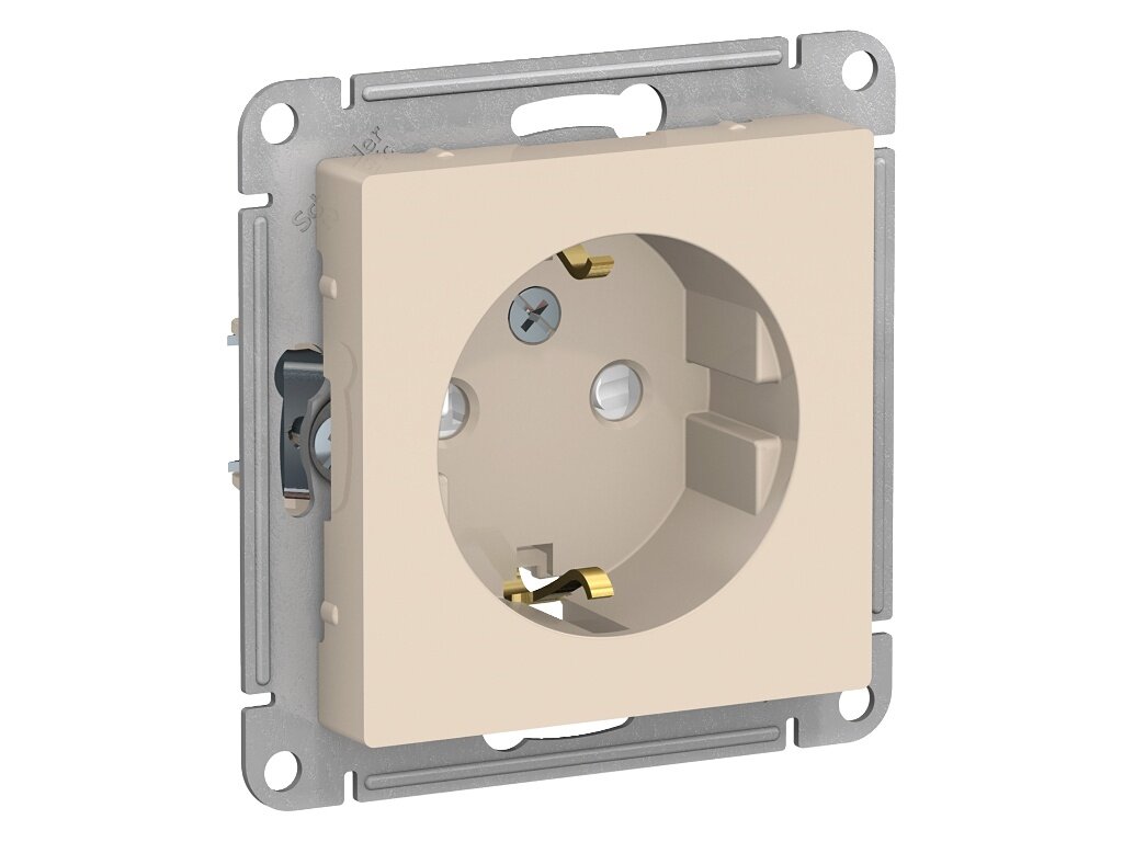 Розетка Schneider Electric SE AtlasDesign 16А Beige SE ATN000245