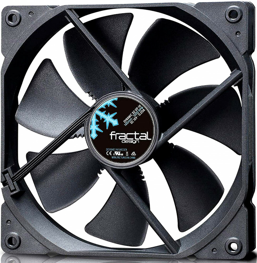 Вентилятор для корпуса Fractal Design Dynamic X2 GP-14 PWM Black (FD-FAN-DYN-X2-GP14-PWM-BK)