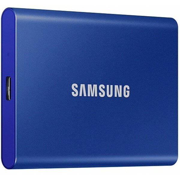 Твердотельный накопитель Samsung SSD 2TB T7 Touch, USB Type-C, R/W 1000/1050MB/s, Blue