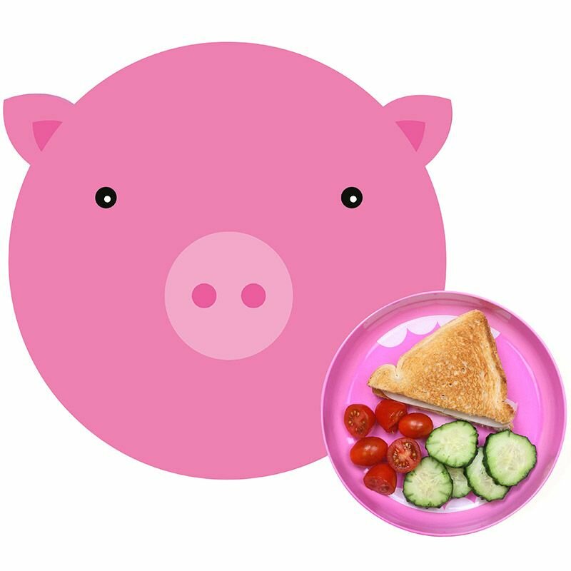 Коврик и миска Doiy Design Hungry Mats pig - фотография № 1