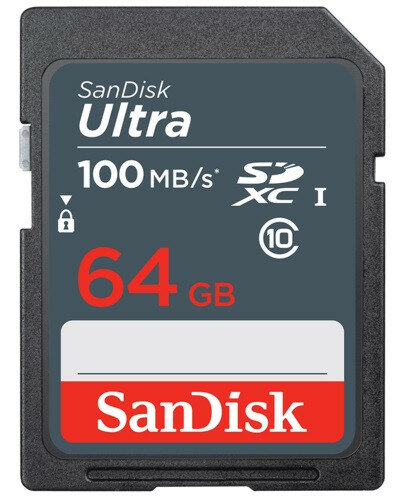 Карта памяти SANDISK SDXC 64GB UHS-I SDSDUNR-064G-GN3IN