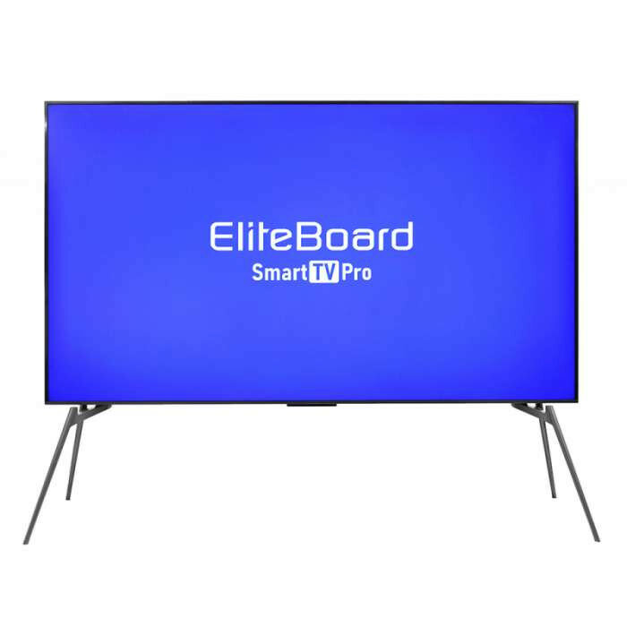 Коммерческий телевизор EliteBoard TB-98US1 98" 4K, Direct LED, HDR 10, HDMI 2.0, HDCP 2.2, Dolby Sound, DVB T2/S2/C2, Android 9.0