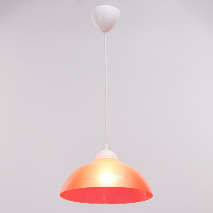 фото Люстра BayerLux 2211/1 1х15Вт Е27 красный d=29 см, h=60 см